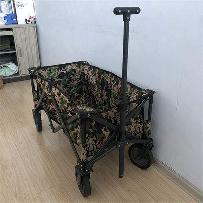 Outdoor Folding Wagon Trolley 600D Cart Utilitas Dilipat Dengan Roda