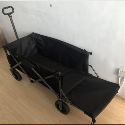 Gerobak Gerobak Lipat Populer 128cm Roda PVC Lipat Gerobak Pantai Dengan Ekstensi