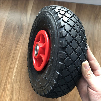 3.00-4 Roda Truk Karung 10 Inch Tangan Troli Roda Pneumatik OEM 240mm