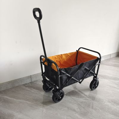 Keranjang Belanja Mini Dilipat Dengan Roda 6 Inci Untuk Keranjang Berkemah Lipat Di Luar Ruangan