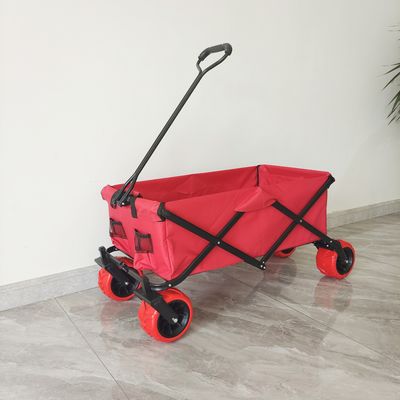 70KG Kapasitas Outdoor Camping Cart Roda Besar Collapsible Pantai Slider Cart