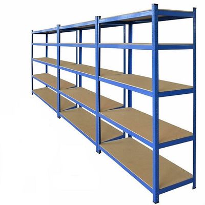 5 Tiers Heavy Duty Boltless Rack Rak Logam Tanpa Baut Unit Rak Logam Garasi