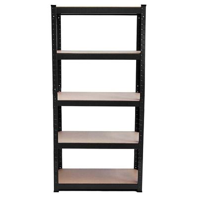 5 Tiers Heavy Duty Boltless Rack Rak Logam Tanpa Baut Unit Rak Logam Garasi