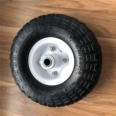 350 4 White Rim Sack Barrow Wheel 10 Inch Rubber Wheelbarrow Wheels Untuk Troli