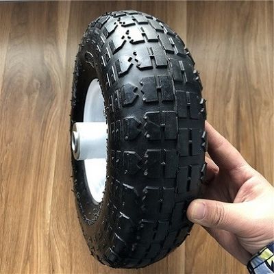 350 4 White Rim Sack Barrow Wheel 10 Inch Rubber Wheelbarrow Wheels Untuk Troli