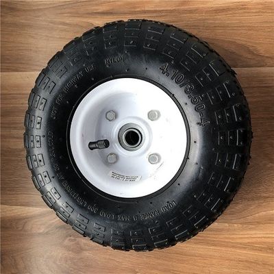 350 4 White Rim Sack Barrow Wheel 10 Inch Rubber Wheelbarrow Wheels Untuk Troli