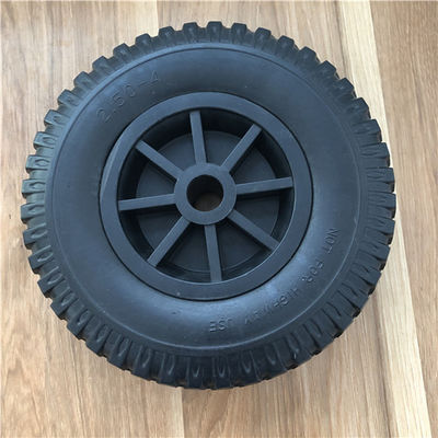 2.50-4 PU Foam Wheel Plastik Rim Hand Truck Wheel Untuk Gerobak Gerobak