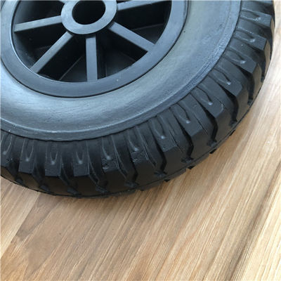 2.50-4 PU Foam Wheel Plastik Rim Hand Truck Wheel Untuk Gerobak Gerobak