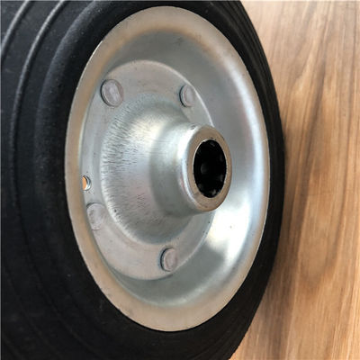 Roda Karet Padat 8x2 Untuk Hub Baja Troli Ban Karet Padat Untuk Dolly