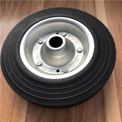 Roda Karet Padat 8x2 Untuk Hub Baja Troli Ban Karet Padat Untuk Dolly