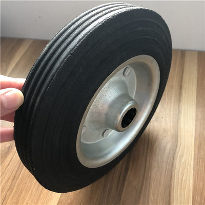 Roda Karet Padat 8x2 Untuk Hub Baja Troli Ban Karet Padat Untuk Dolly