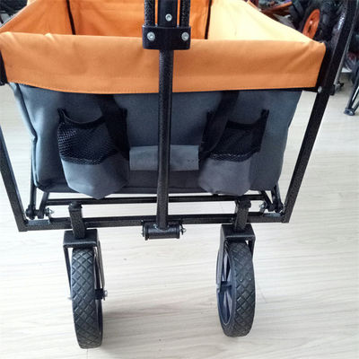 4 Roda Gerobak Gerobak Lipat Rangka Baja Tahan Karat Gerobak Lipat Luar Ruangan