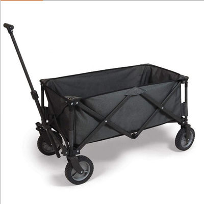Outdoor Folding Wagon Trolley 600D Cart Utilitas Dilipat Dengan Roda