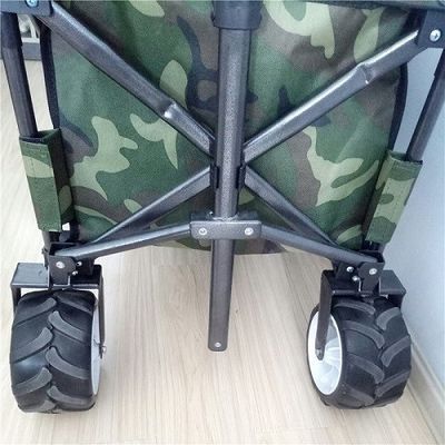 Serbaguna OEM Outdoor Camping Cart 600D Shopping Trolley Carts Lipat