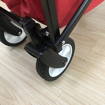 Gerobak Gerobak Lipat Ukuran Kecil 94cm Taman Gerobak Utilitas Anak yang Dapat Dilipat