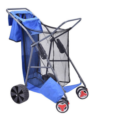 Portable Foldable Wagon Cart EVA Wheel Fishing Cart Lipat Keranjang Plastik Dengan Roda