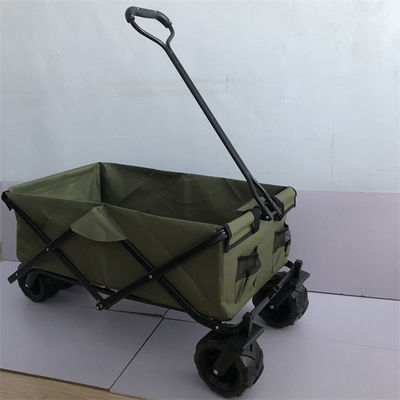 Garden Folding Gerobak Serbaguna Gerobak Lipat Outdoor Dengan Roda Besar