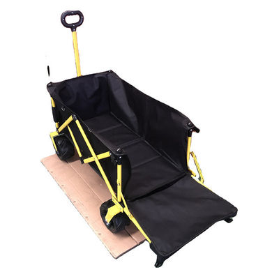 Penyimpanan Mudah Lipat Wagon Cart Lipat Camp Wagon Dengan Ekstensi Outdoor
