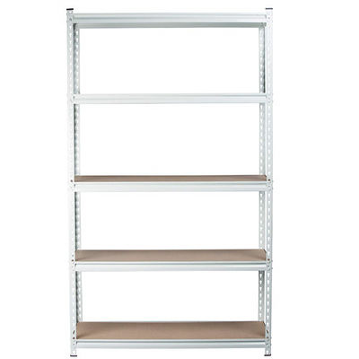 700 * 300 * 1500 Heavy Duty Metal Rack Shelving Adjustable Industrial White Boltless Rack