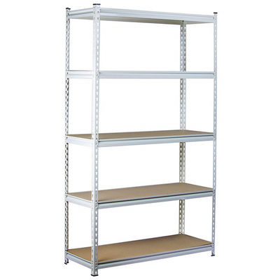 700 * 300 * 1500 Heavy Duty Metal Rack Shelving Adjustable Industrial White Boltless Rack