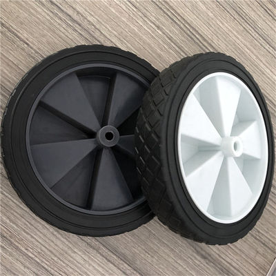 Roda Karet Keras PVC 8 ​​Inci 20cm Gerobak Lipat Roda Troli Padat