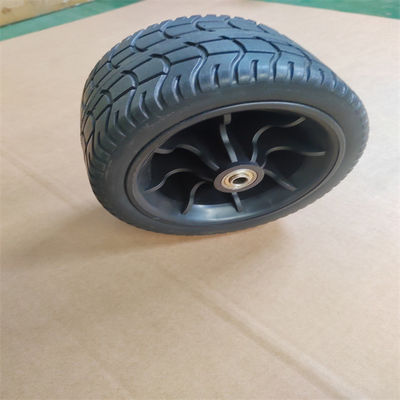7x4 PU Foam Wheel Beach Trolley Wide Wheels Pasir Mobil Penumpang