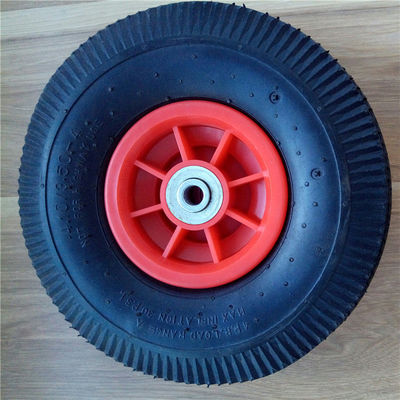 350-4 Roda Karet Padat 10 Inci Pelek Plastik