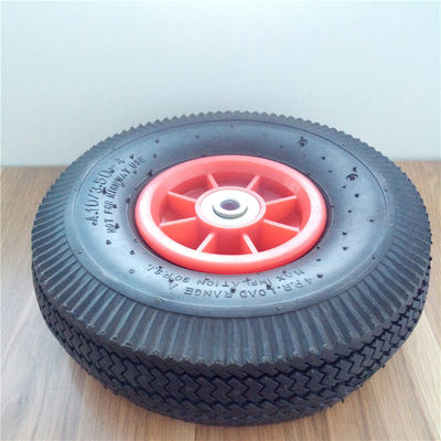 350-4 Roda Karet Padat 10 Inci Pelek Plastik