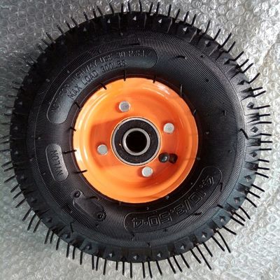 Roda Trolley Pneumatik 10 Inch 350 4 6PR Roda Pneumatik Karet Untuk Taman