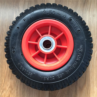 250-4 Pelek Plastik Pneumatic Trolley Wheels 21CM Hand Trolley Wheels Pneumatic