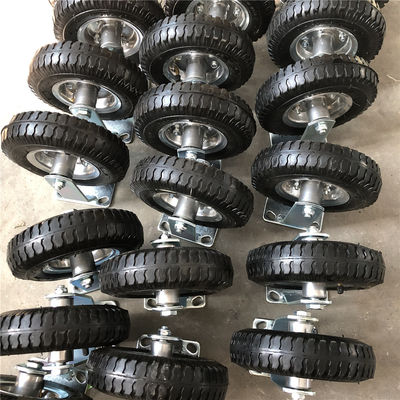 250-4 Roda Kastor Karet Tugas Berat Untuk Gerobak Tangan