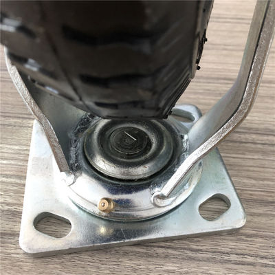 250-4 Troli Furnitur Kastor Roda Putar Karet