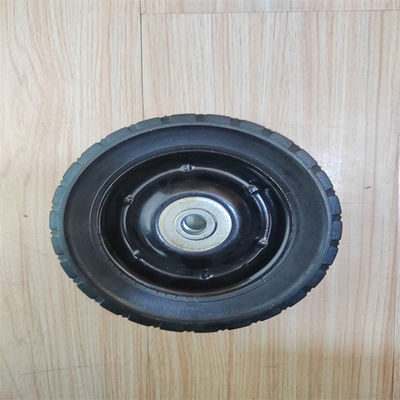Tahan Lama 6 Inch Roda Karet Keras Barrow Gas Mesin Pemotong Rumput Roda Karet