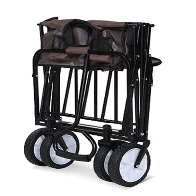 Gerobak Gerobak Portabel Luar Ruangan Kustom Semua Medan Lipat Trolley Park Beach