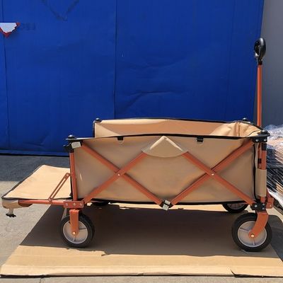 Pegangan yang Dapat Dilipat Gerobak Gerobak yang Dapat Dilipat Tarik Dilipat Sepanjang Trolley On Wheels