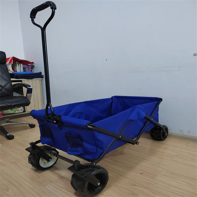 Removable Beach Wagon Cart All Terrain Foldable Wagon Dengan 7x4 '' Pu Wheel