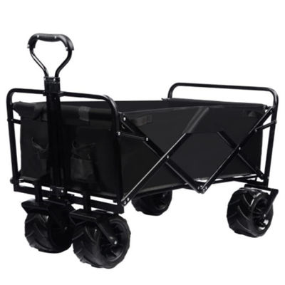 4 Roda Lipat Gerobak Lipat Utilitas Trolley Luar Ruangan Berkemah