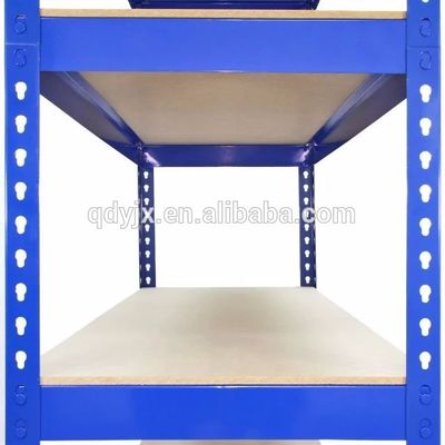 Boltless 5 Tier Metal Shelf Home Storage Unit Biru