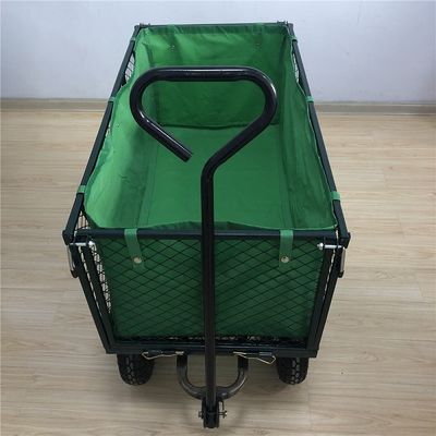 XXL Heavy Duty Garden Mesh Cart Gerobak Mesh Garden Trolley Cart Utility Tipper