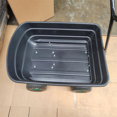 Kapasitas 50L Garden Dump Cart On Wheel Barrow Garden Tipper Truck