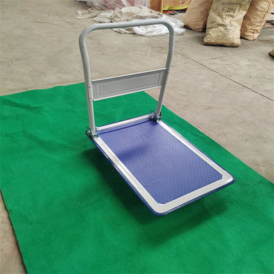 Keranjang Platform Lipat Dolly Tugas Berat Gerobak Dorong Flatbed 150kg Platform Handtruck