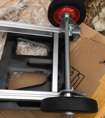 Industri Aluminium Folding Hand Trolley Truk Karung Ringan Dilipat