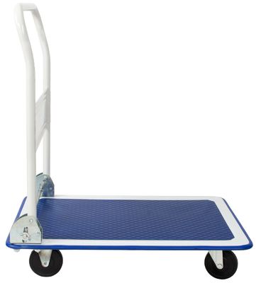 Mengangkut Platform Lipat 300kg Gerobak Platform Hand Truck Trolley Heavy Duty