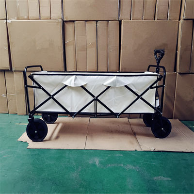 Utility Folding Outdoor Camping Barrow Dengan Tubuh Diperpanjang Roda Berputar 360 Derajat