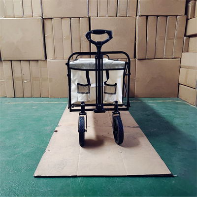 Utility Folding Outdoor Camping Barrow Dengan Tubuh Diperpanjang Roda Berputar 360 Derajat
