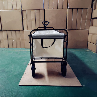 Utility Folding Outdoor Camping Barrow Dengan Tubuh Diperpanjang Roda Berputar 360 Derajat