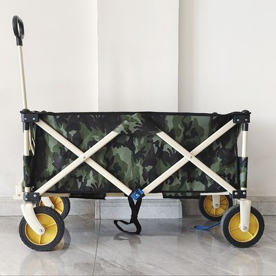Semua Medan Trolley Untuk Berkemah Di Luar Ruangan Lipat Wagon Badan Dan Logo Yang Dapat Disesuaikan