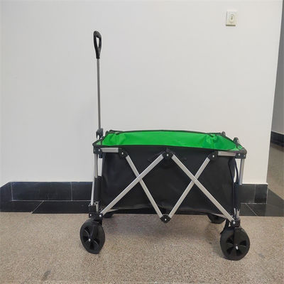 Disesuaikan 7 Inch Wheel Trolley Cart Camping Garden Foldable Wagon