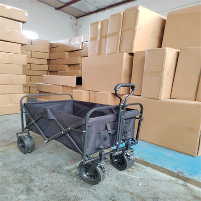 Heavy Duty Outdoor Camping Garden Foldable Wagon Cart Dengan Roda PU