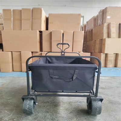 Heavy Duty Outdoor Camping Garden Foldable Wagon Cart Dengan Roda PU